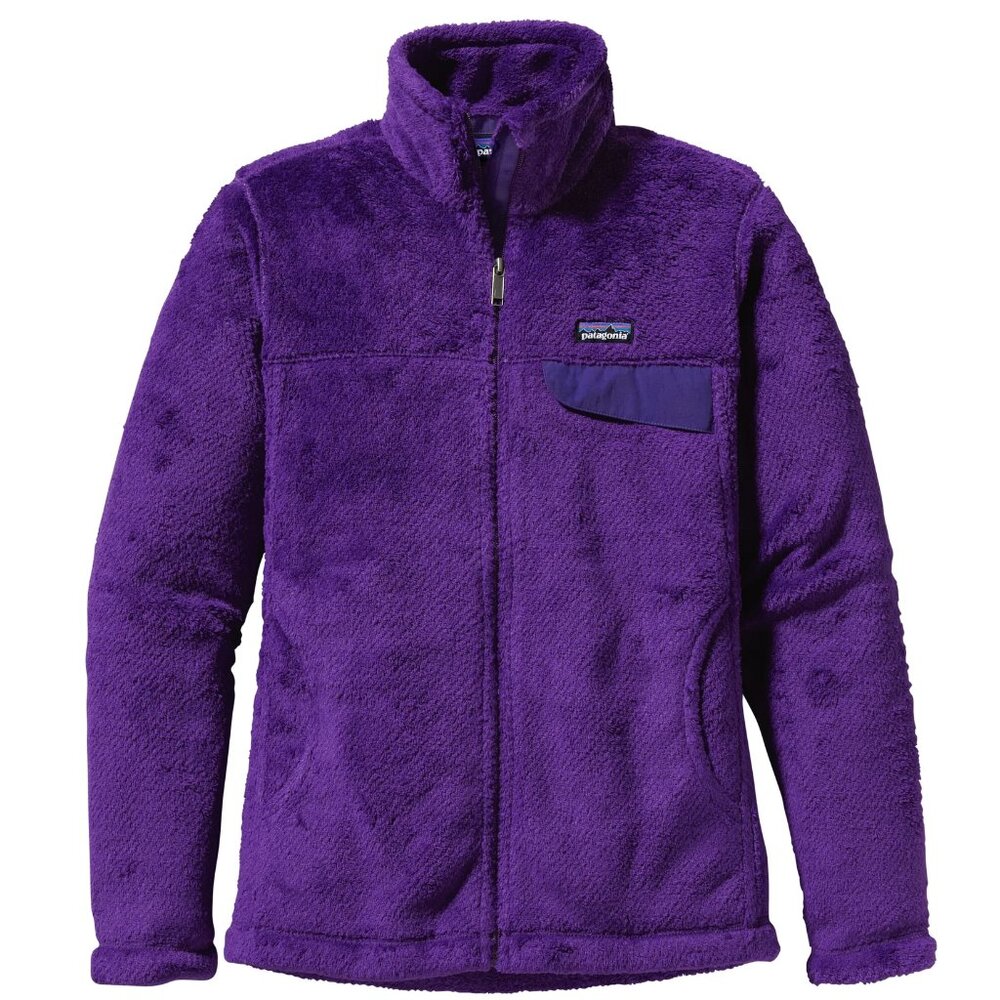 Patagonia Re-Tool Fleece Jacket XS Purple Violet Full Zip